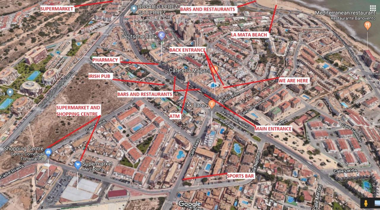 Apartment With Pool, Sea Views & Balcony Less Than 10Min Walk To La Mata Beach! Torrevieja Kültér fotó