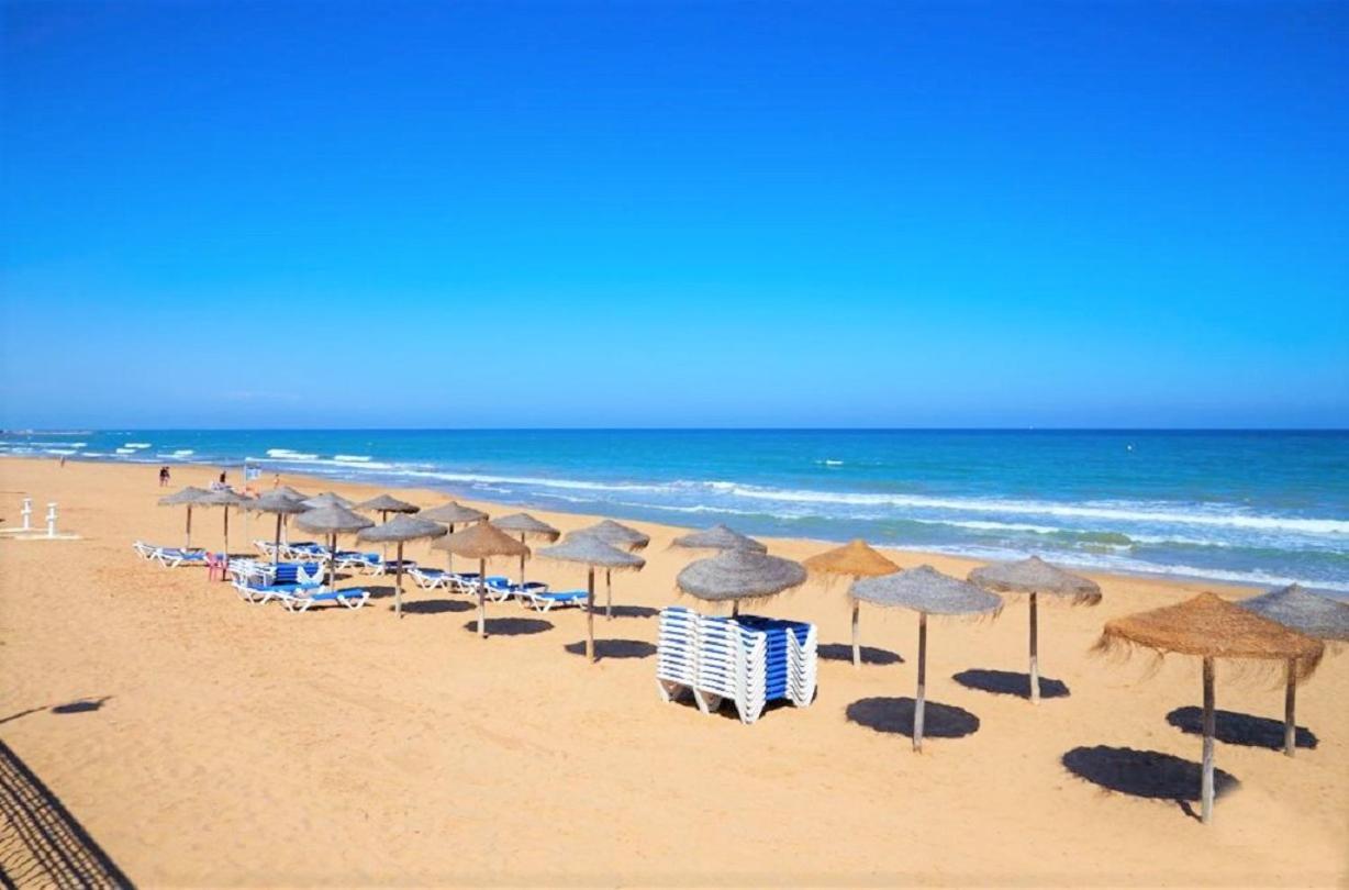 Apartment With Pool, Sea Views & Balcony Less Than 10Min Walk To La Mata Beach! Torrevieja Kültér fotó